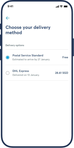 Speedy card delivery in Asia-Pacific